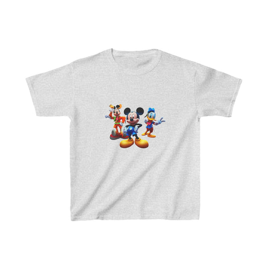 Kids Heavy Cotton™ Tee, mickey mouse printed tshirt, cartoon shirt, birthday gift for childeren, disney characters - JennyCool