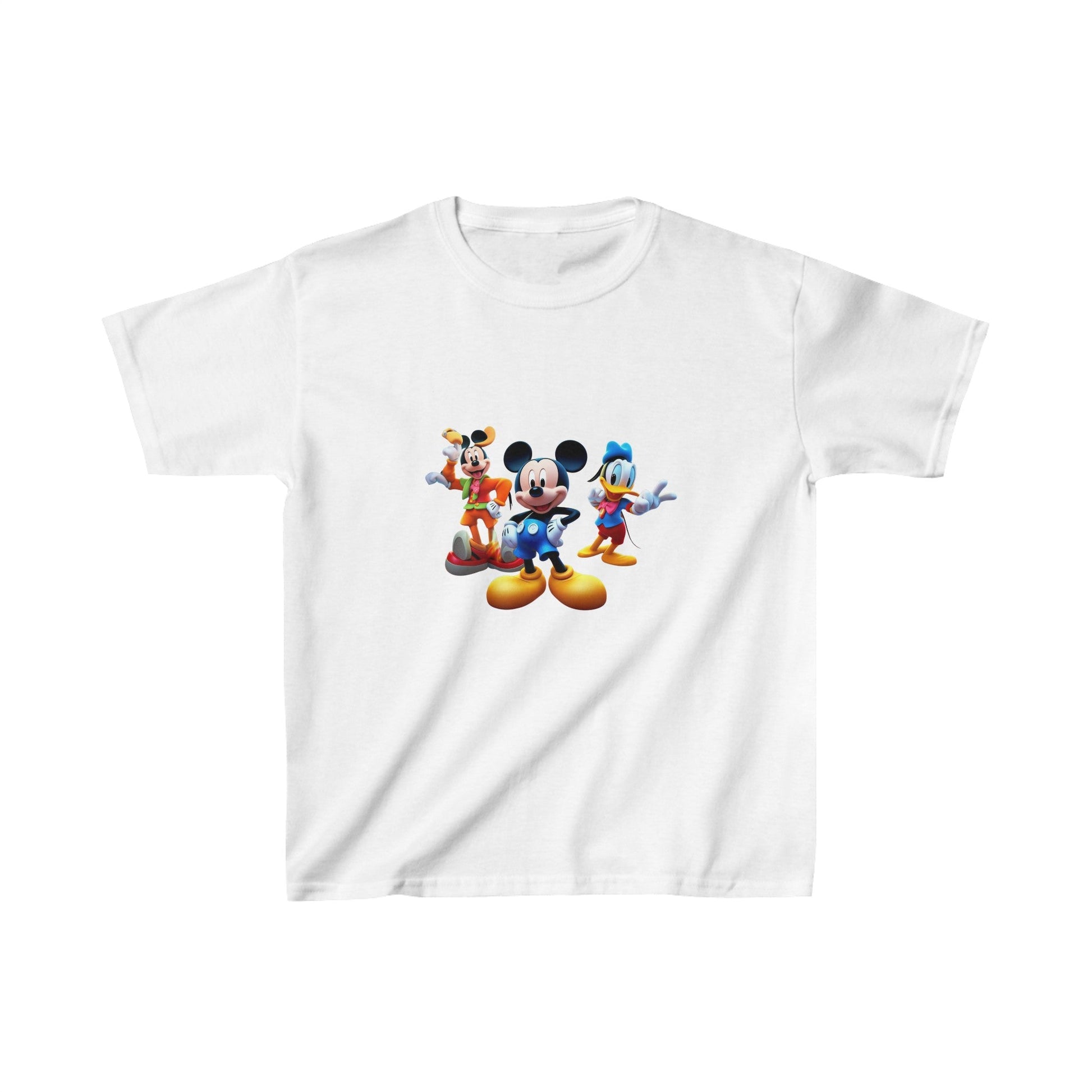 Kids Heavy Cotton™ Tee, mickey mouse printed tshirt, cartoon shirt, birthday gift for childeren, disney characters - JennyCool