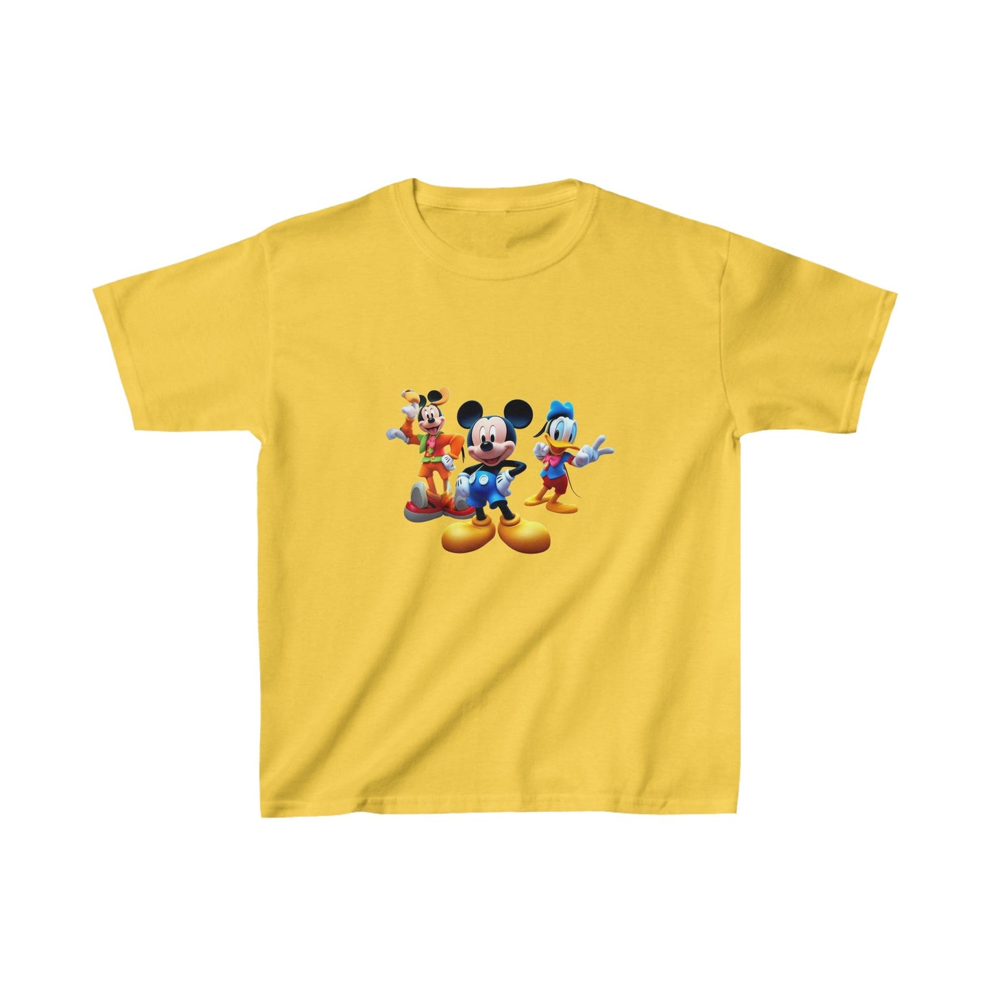 Kids Heavy Cotton™ Tee, mickey mouse printed tshirt, cartoon shirt, birthday gift for childeren, disney characters - JennyCool