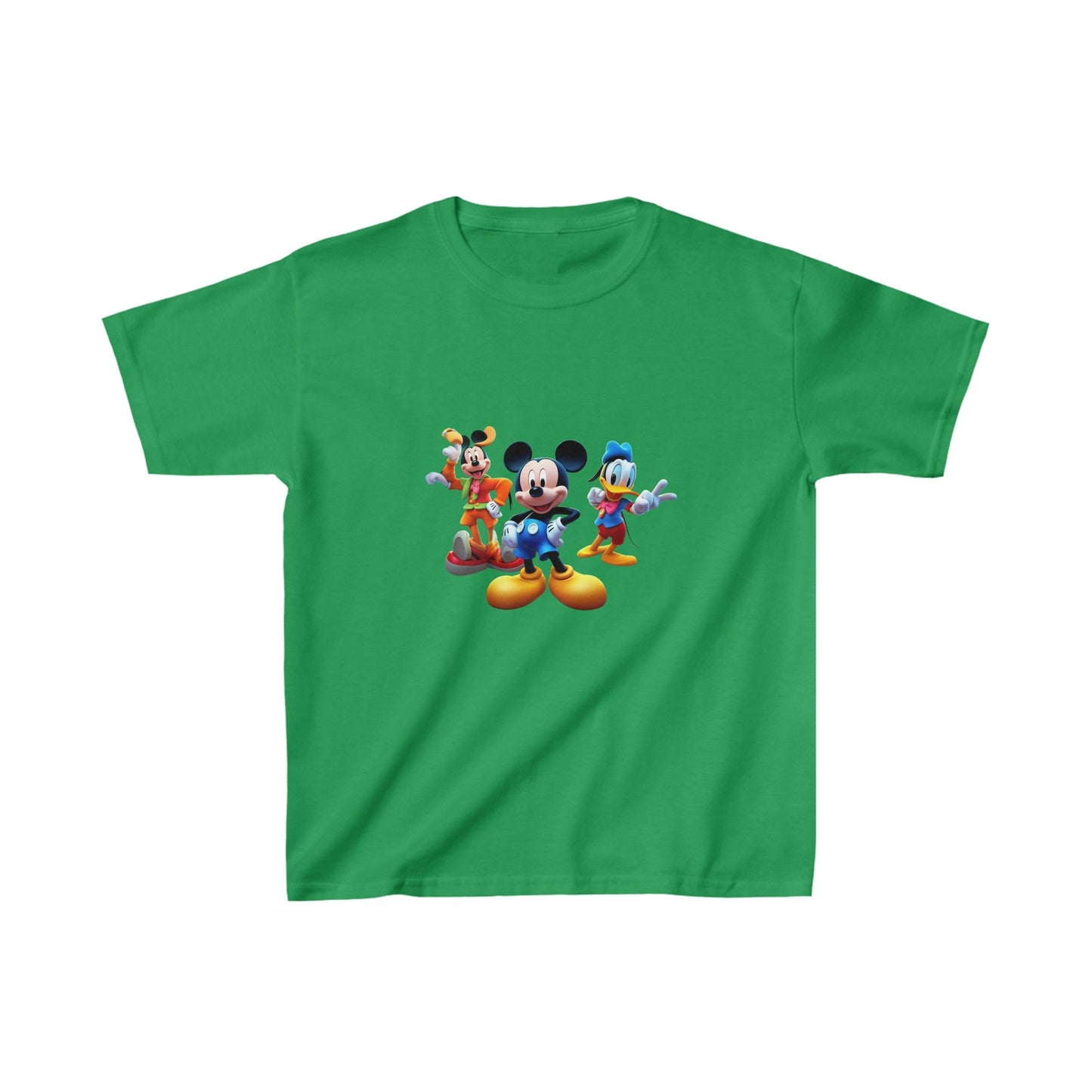 Kids Heavy Cotton™ Tee, mickey mouse printed tshirt, cartoon shirt, birthday gift for childeren, disney characters - JennyCool