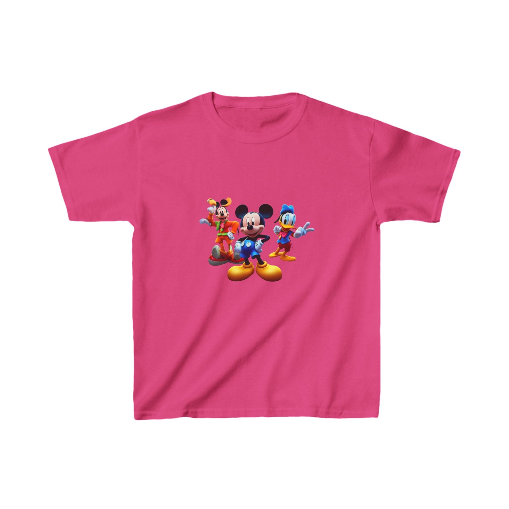 Kids Heavy Cotton™ Tee, mickey mouse printed tshirt, cartoon shirt, birthday gift for childeren, disney characters - JennyCool