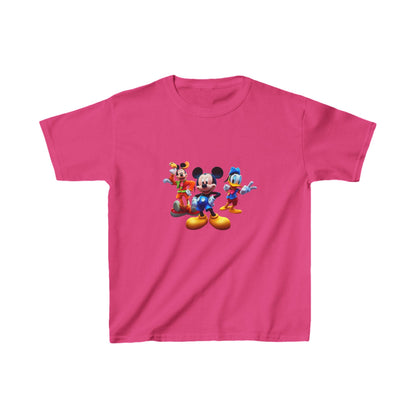 Kids Heavy Cotton™ Tee, mickey mouse printed tshirt, cartoon shirt, birthday gift for childeren, disney characters - JennyCool