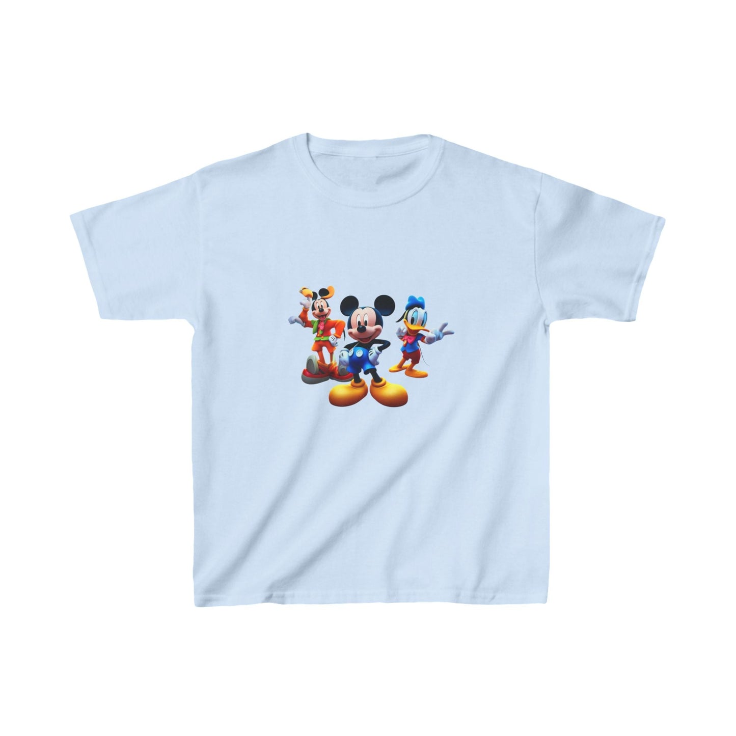 Kids Heavy Cotton™ Tee, mickey mouse printed tshirt, cartoon shirt, birthday gift for childeren, disney characters - JennyCool
