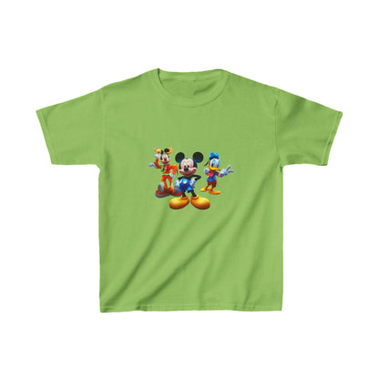 Kids Heavy Cotton™ Tee, mickey mouse printed tshirt, cartoon shirt, birthday gift for childeren, disney characters - JennyCool