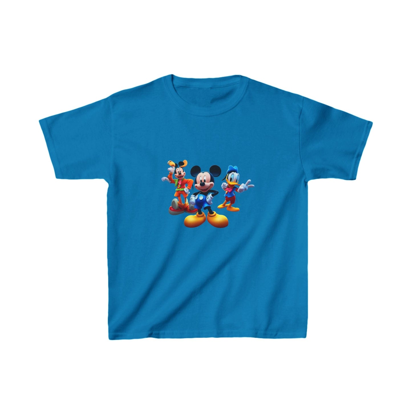 Kids Heavy Cotton™ Tee, mickey mouse printed tshirt, cartoon shirt, birthday gift for childeren, disney characters - JennyCool