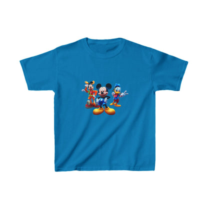 Kids Heavy Cotton™ Tee, mickey mouse printed tshirt, cartoon shirt, birthday gift for childeren, disney characters - JennyCool