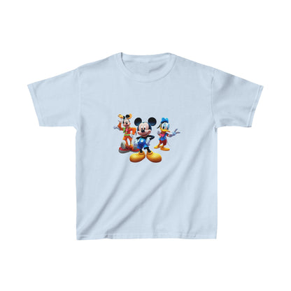 Kids Heavy Cotton™ Tee, mickey mouse printed tshirt, cartoon shirt, birthday gift for childeren, disney characters - JennyCool