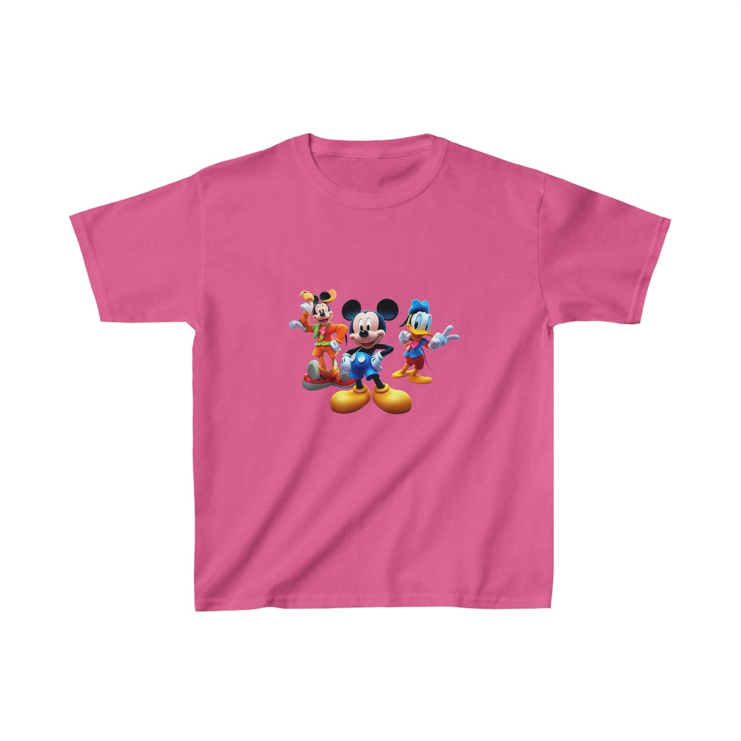 Kids Heavy Cotton™ Tee, mickey mouse printed tshirt, cartoon shirt, birthday gift for childeren, disney characters - JennyCool