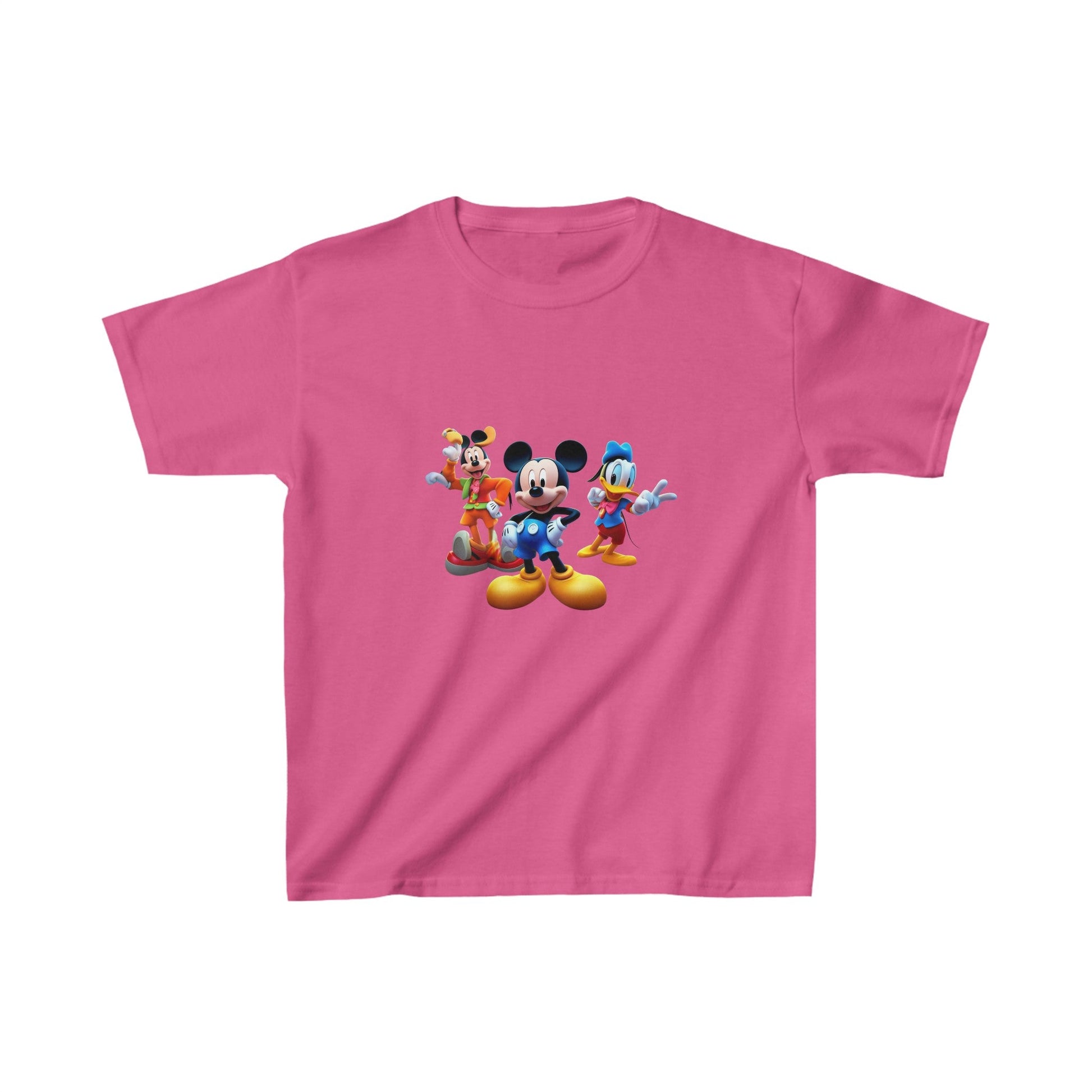 Kids Heavy Cotton™ Tee, mickey mouse printed tshirt, cartoon shirt, birthday gift for childeren, disney characters - JennyCool