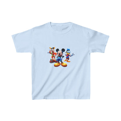 Kids Heavy Cotton™ Tee, mickey mouse printed tshirt, cartoon shirt, birthday gift for childeren, disney characters - JennyCool