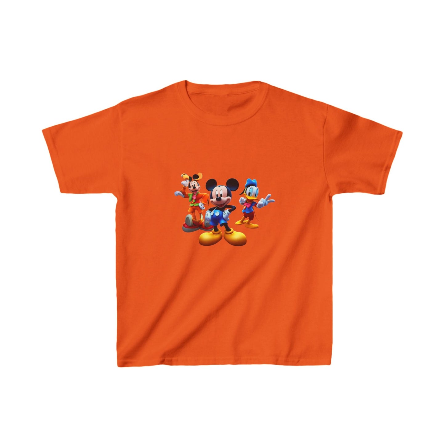 Kids Heavy Cotton™ Tee, mickey mouse printed tshirt, cartoon shirt, birthday gift for childeren, disney characters - JennyCool