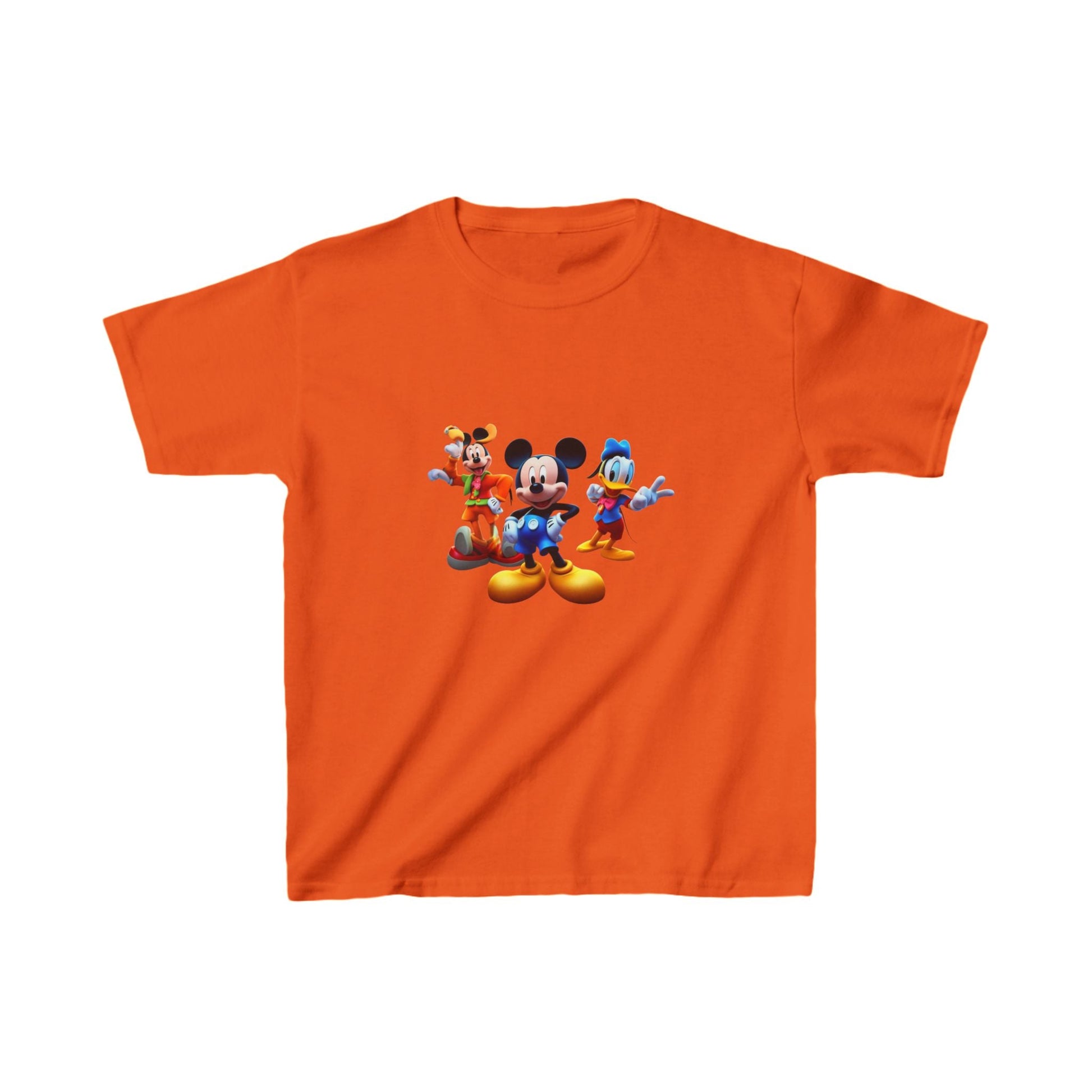 Kids Heavy Cotton™ Tee, mickey mouse printed tshirt, cartoon shirt, birthday gift for childeren, disney characters - JennyCool