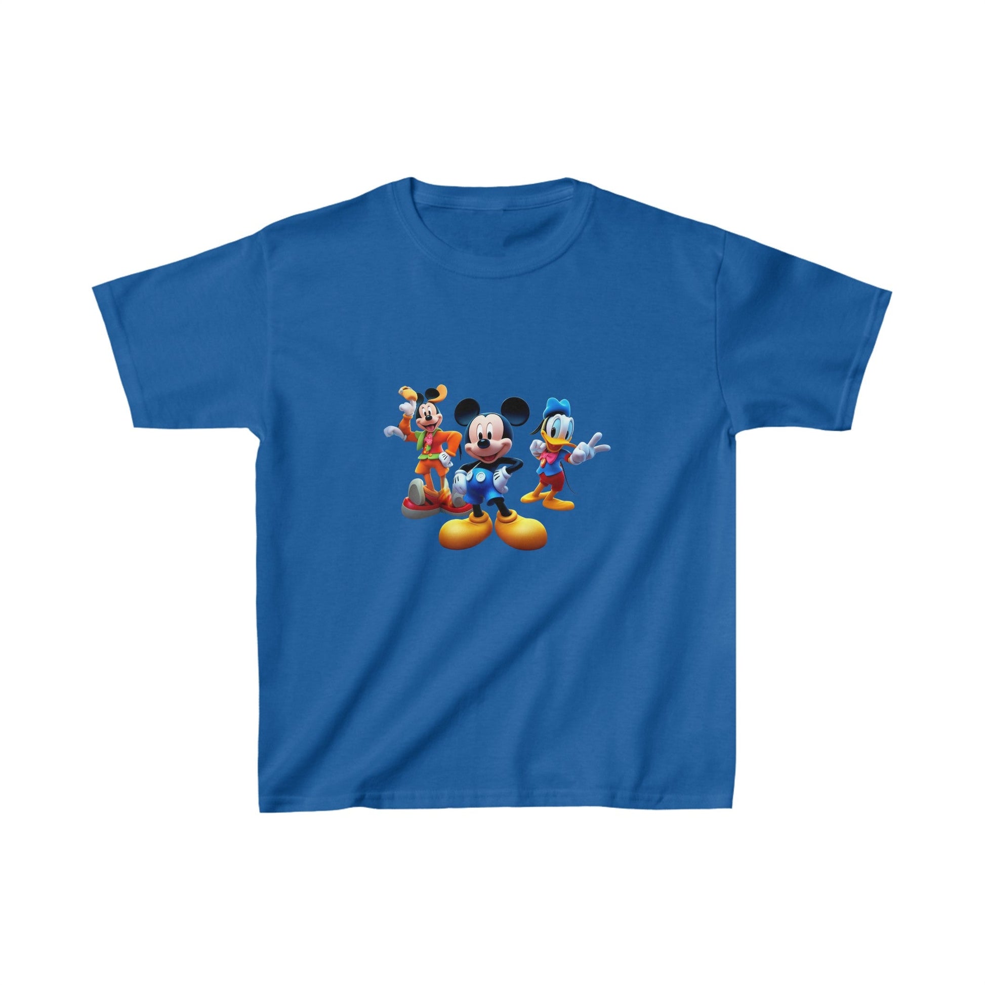 Kids Heavy Cotton™ Tee, mickey mouse printed tshirt, cartoon shirt, birthday gift for childeren, disney characters - JennyCool