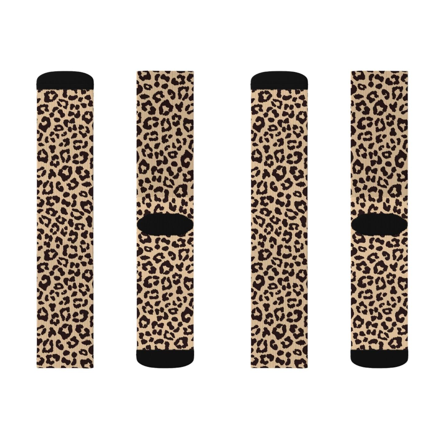 Leopard pattern Socks - Sublimation - JennyCool