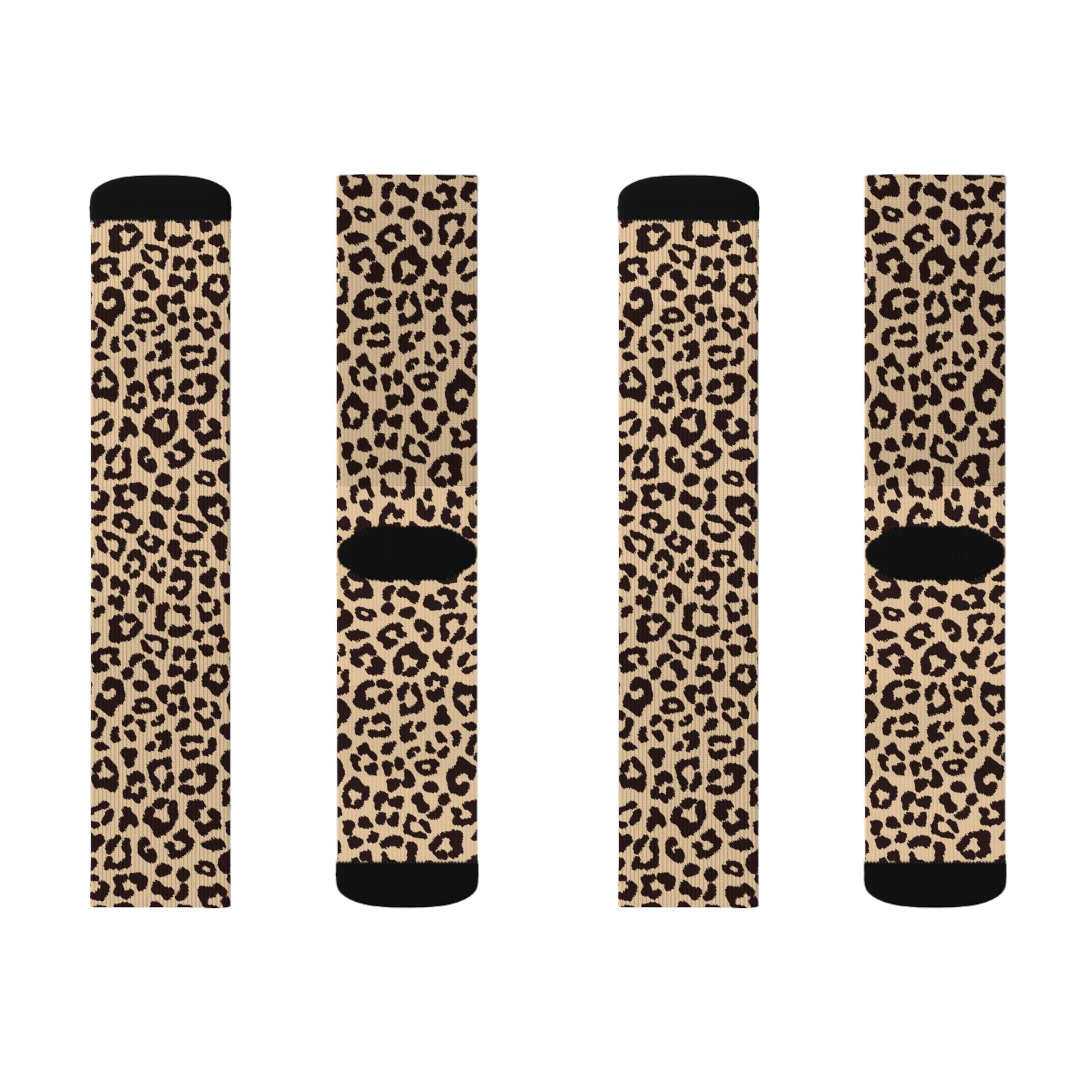 Leopard pattern Socks - Sublimation - JennyCool
