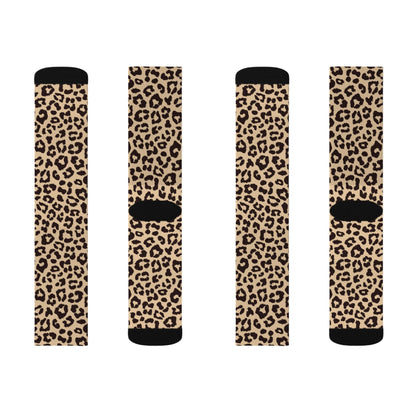 Leopard pattern Socks - Sublimation - JennyCool