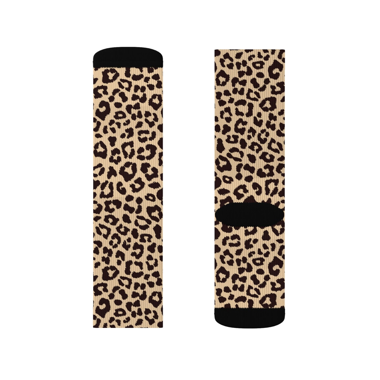 Leopard pattern Socks - Sublimation - JennyCool