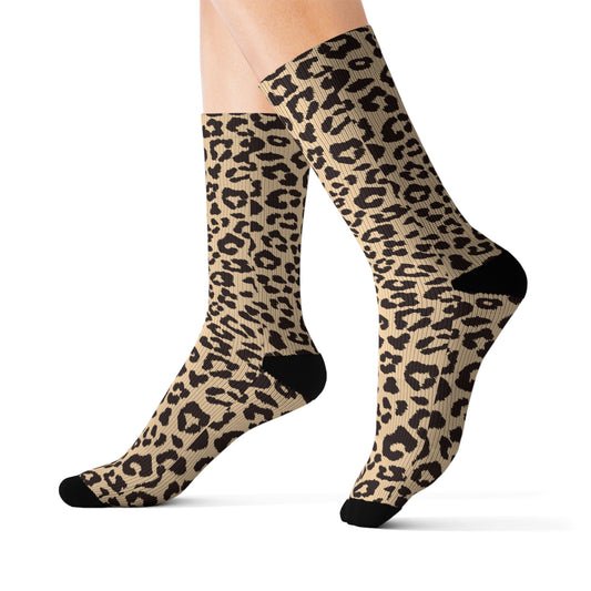 Leopard pattern Socks - Sublimation - JennyCool