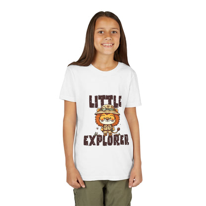 Little Explorer Kids T-Shirt – Cute Lion Safari Adventure Tee for Toddlers & Children - JennyCool