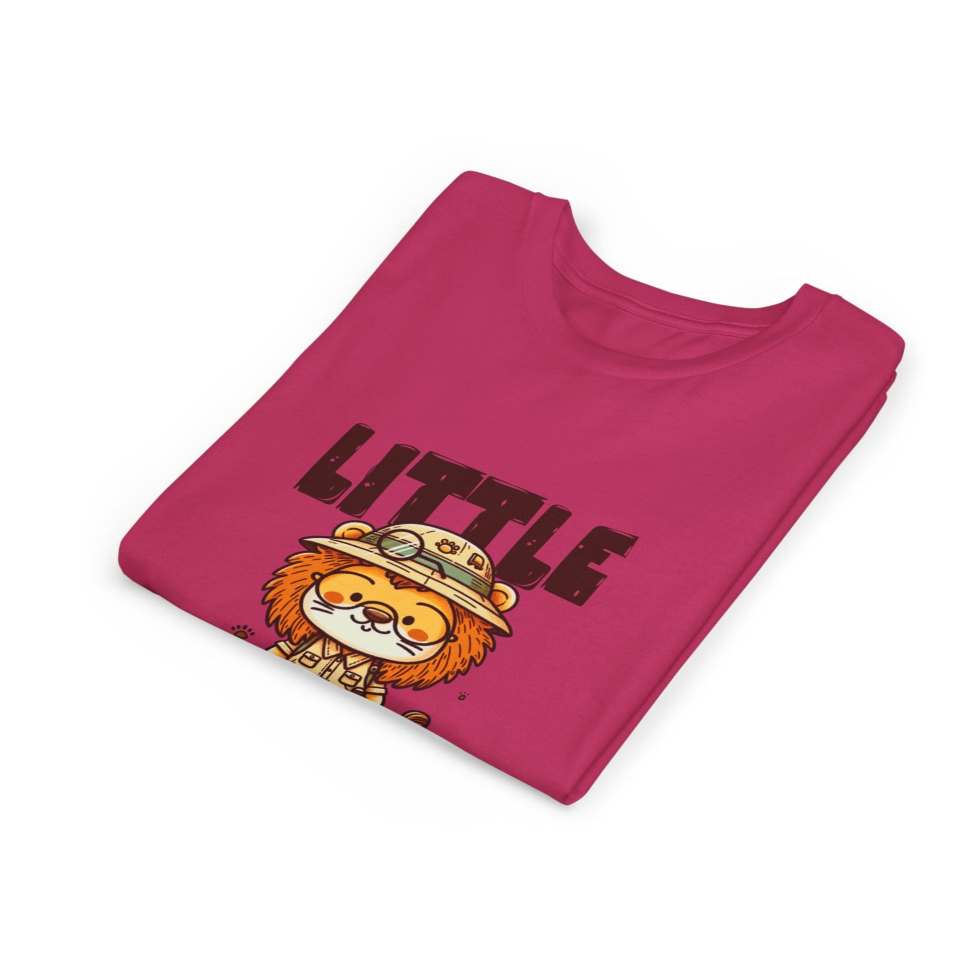 Little Explorer Kids T-Shirt – Cute Lion Safari Adventure Tee for Toddlers & Children - JennyCool