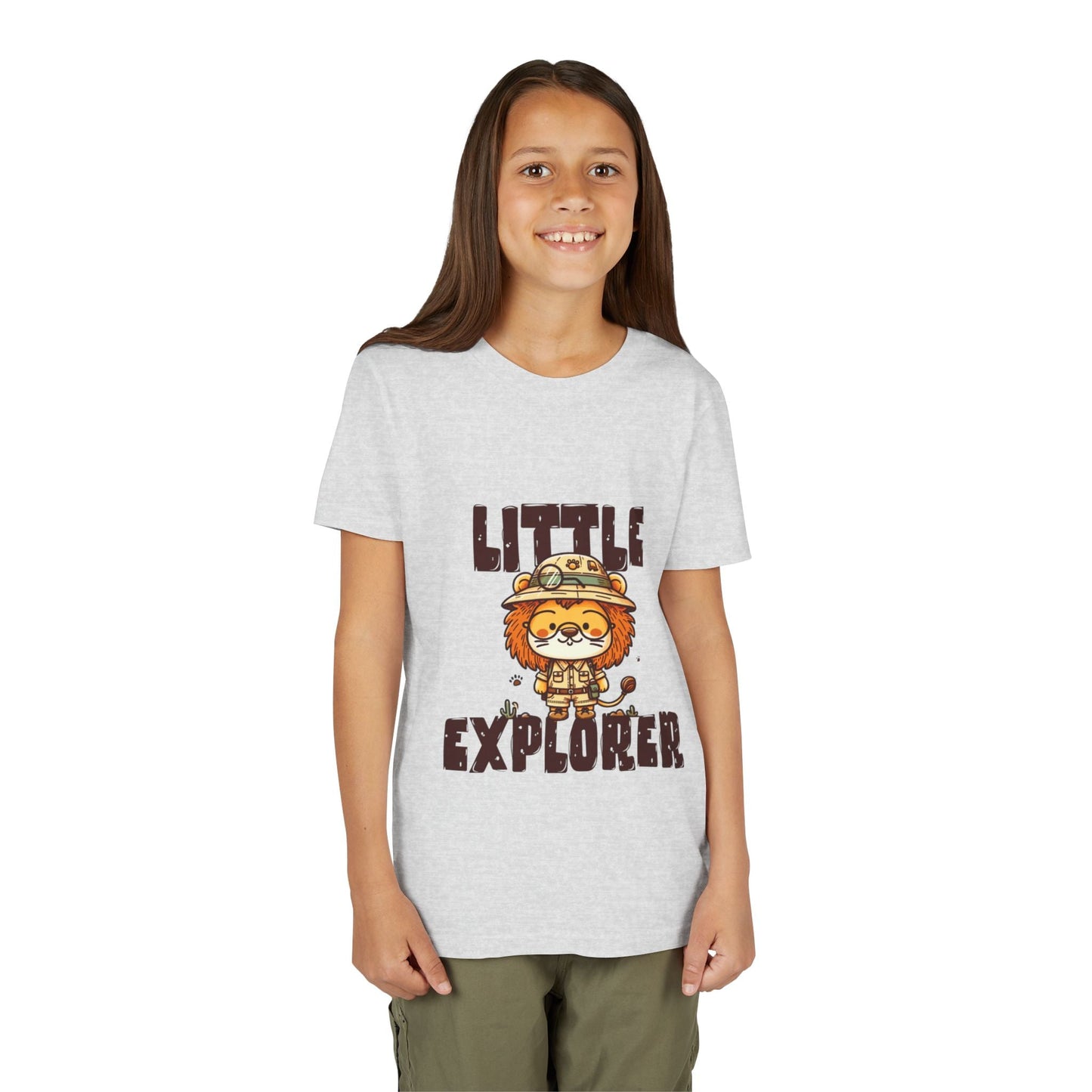Little Explorer Kids T-Shirt – Cute Lion Safari Adventure Tee for Toddlers & Children - JennyCool