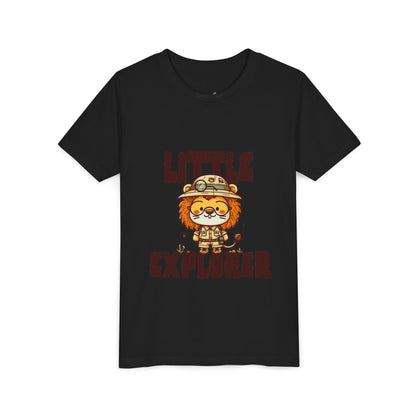 Little Explorer Kids T-Shirt – Cute Lion Safari Adventure Tee for Toddlers & Children - JennyCool