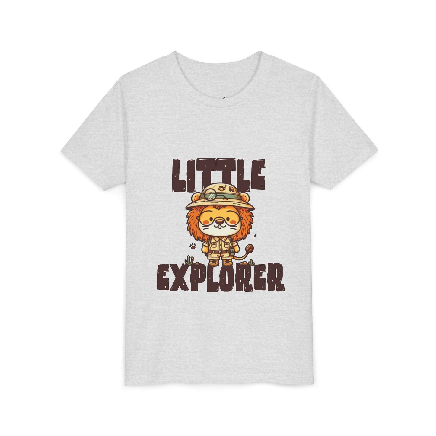 Little Explorer Kids T-Shirt – Cute Lion Safari Adventure Tee for Toddlers & Children - JennyCool