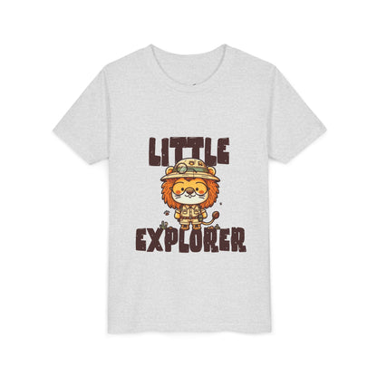 Little Explorer Kids T-Shirt – Cute Lion Safari Adventure Tee for Toddlers & Children - JennyCool