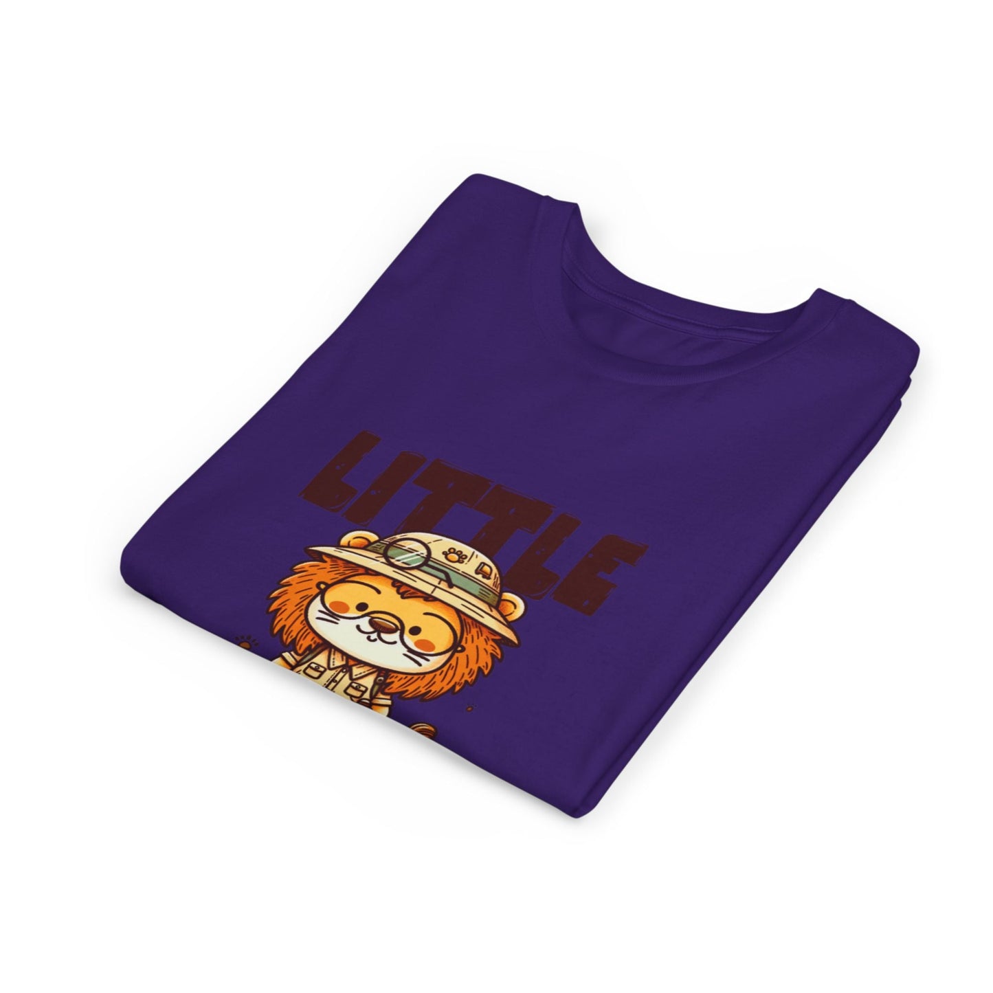 Little Explorer Kids T-Shirt – Cute Lion Safari Adventure Tee for Toddlers & Children - JennyCool