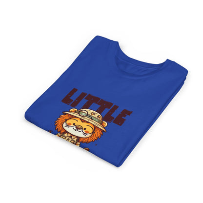 Little Explorer Kids T-Shirt – Cute Lion Safari Adventure Tee for Toddlers & Children - JennyCool
