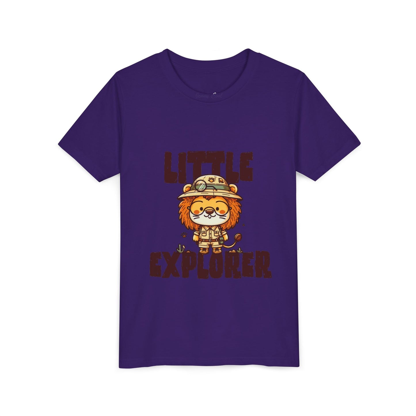 Little Explorer Kids T-Shirt – Cute Lion Safari Adventure Tee for Toddlers & Children - JennyCool