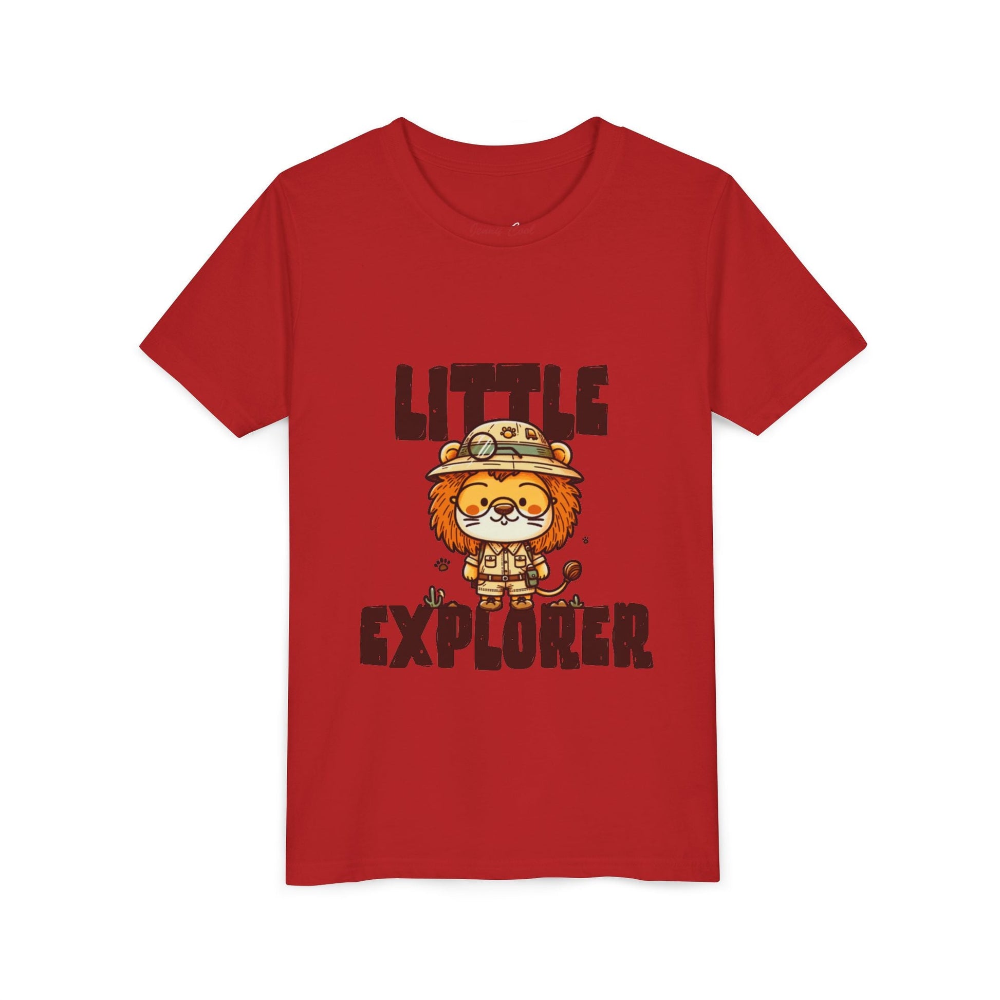 Little Explorer Kids T-Shirt – Cute Lion Safari Adventure Tee for Toddlers & Children - JennyCool