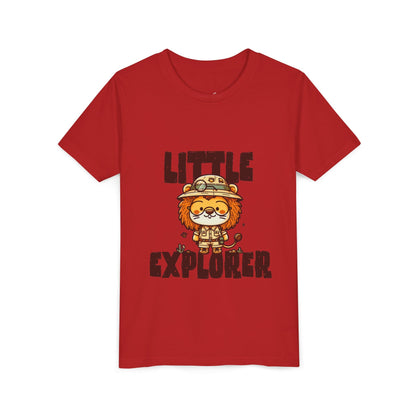 Little Explorer Kids T-Shirt – Cute Lion Safari Adventure Tee for Toddlers & Children - JennyCool