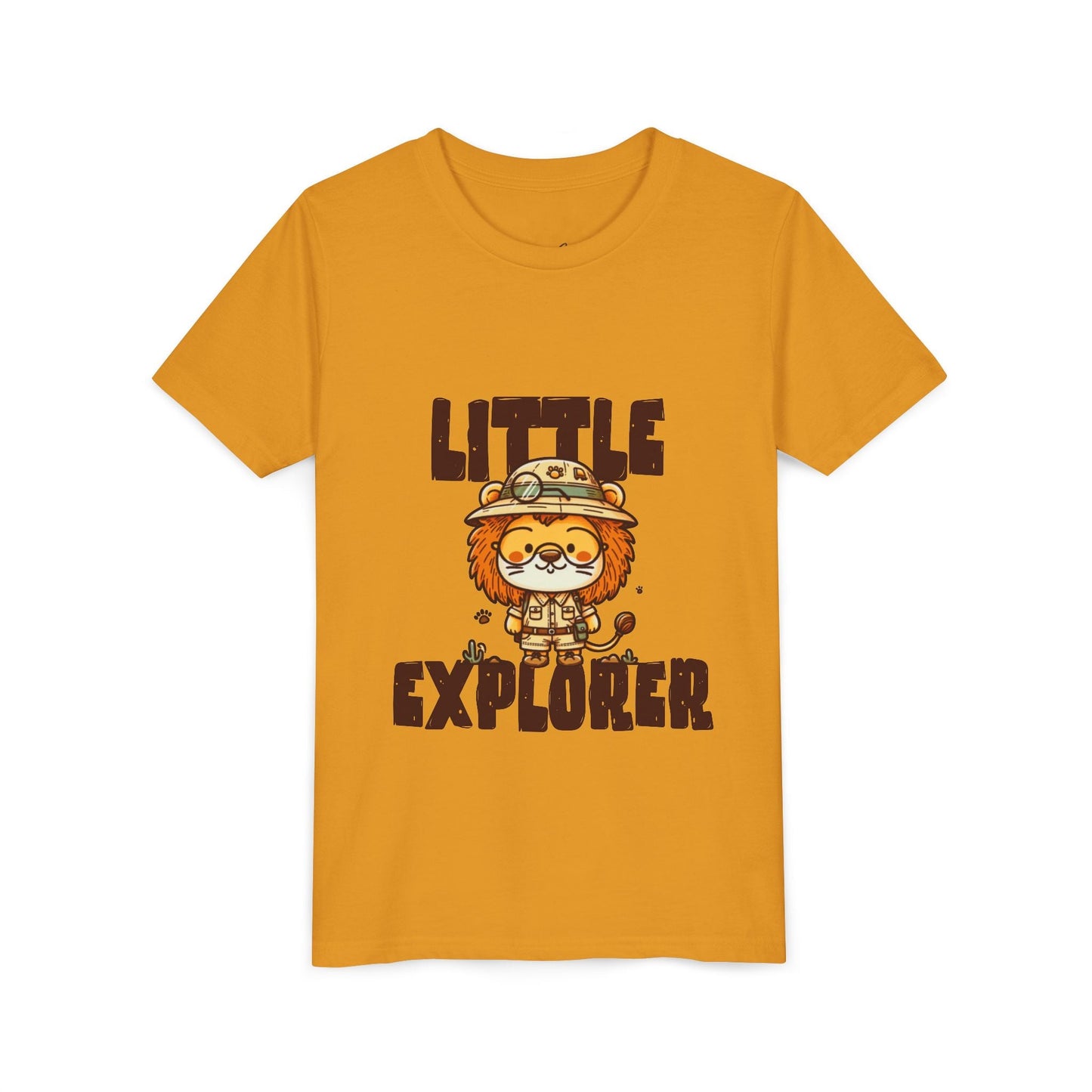 Little Explorer Kids T-Shirt – Cute Lion Safari Adventure Tee for Toddlers & Children - JennyCool