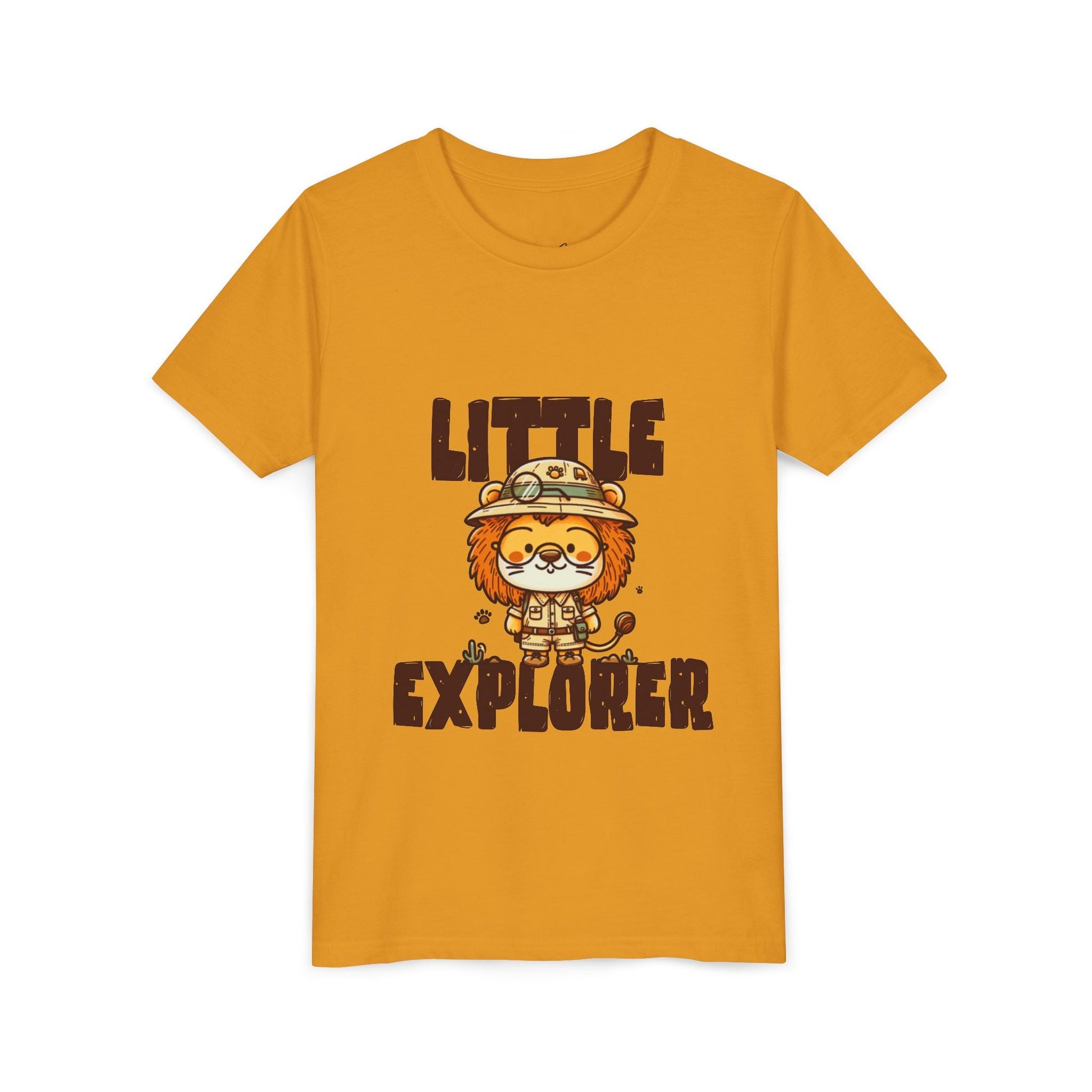 Little Explorer Kids T-Shirt – Cute Lion Safari Adventure Tee for Toddlers & Children - JennyCool