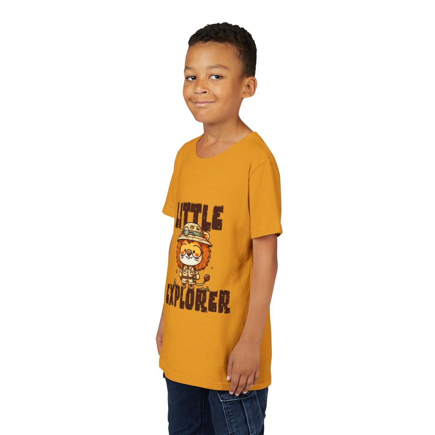 Little Explorer Kids T-Shirt – Cute Lion Safari Adventure Tee for Toddlers & Children - JennyCool