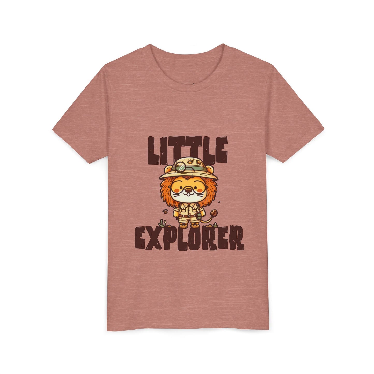 Little Explorer Kids T-Shirt – Cute Lion Safari Adventure Tee for Toddlers & Children - JennyCool