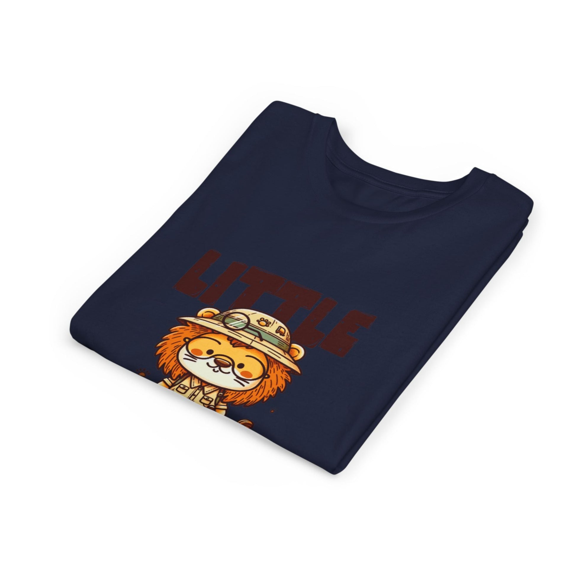 Little Explorer Kids T-Shirt – Cute Lion Safari Adventure Tee for Toddlers & Children - JennyCool