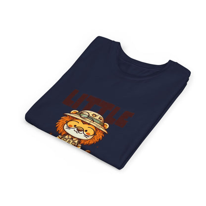 Little Explorer Kids T-Shirt – Cute Lion Safari Adventure Tee for Toddlers & Children - JennyCool