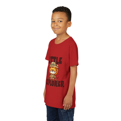 Little Explorer Kids T-Shirt – Cute Lion Safari Adventure Tee for Toddlers & Children - JennyCool