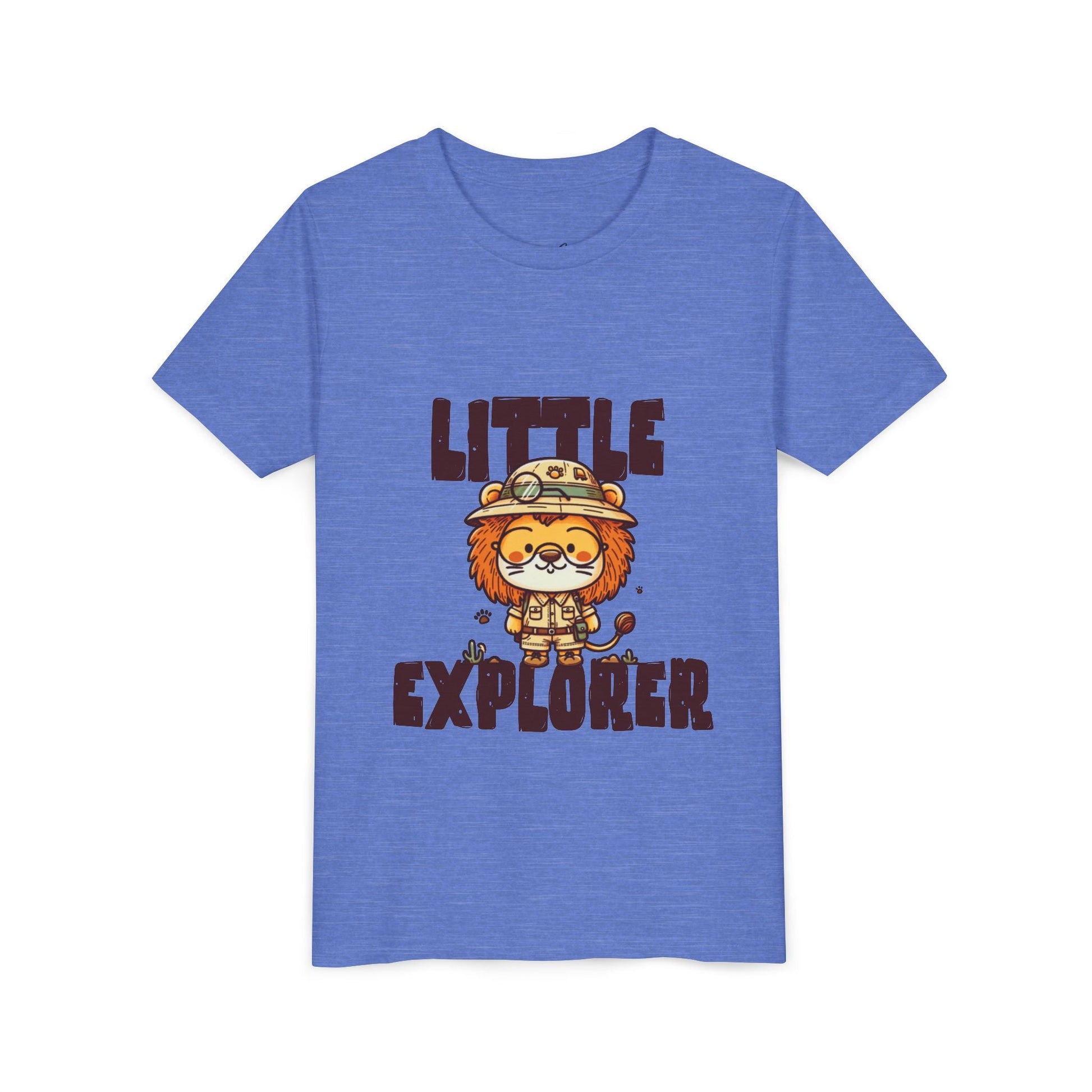 Little Explorer Kids T-Shirt – Cute Lion Safari Adventure Tee for Toddlers & Children - JennyCool