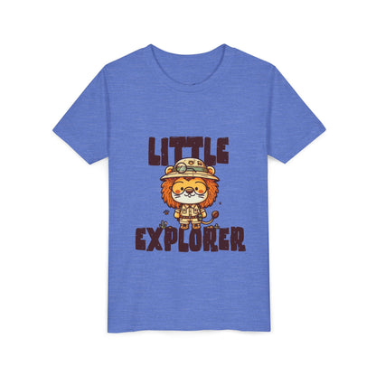 Little Explorer Kids T-Shirt – Cute Lion Safari Adventure Tee for Toddlers & Children - JennyCool
