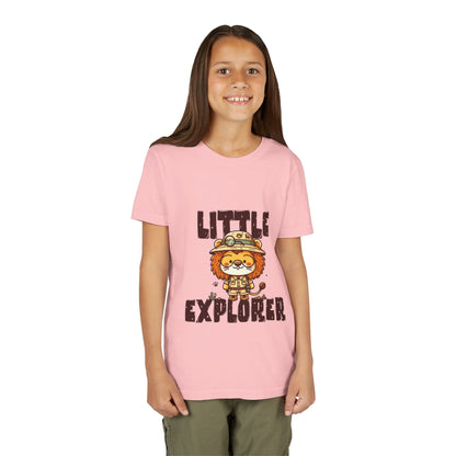 Little Explorer Kids T-Shirt – Cute Lion Safari Adventure Tee for Toddlers & Children - JennyCool