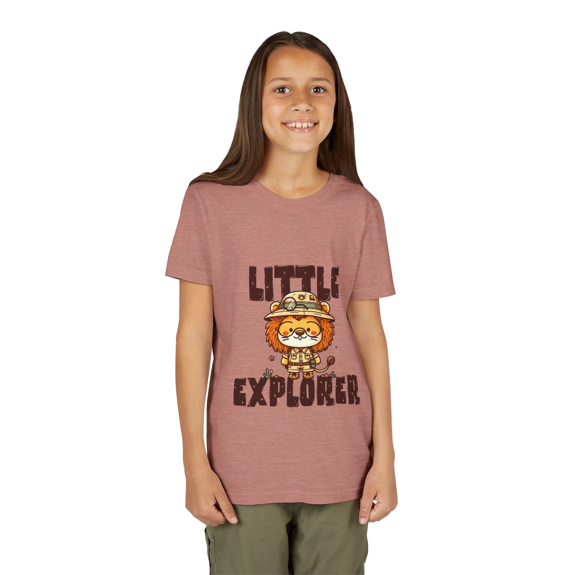 Little Explorer Kids T-Shirt – Cute Lion Safari Adventure Tee for Toddlers & Children - JennyCool