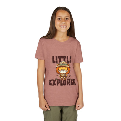 Little Explorer Kids T-Shirt – Cute Lion Safari Adventure Tee for Toddlers & Children - JennyCool