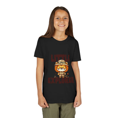 Little Explorer Kids T-Shirt – Cute Lion Safari Adventure Tee for Toddlers & Children - JennyCool