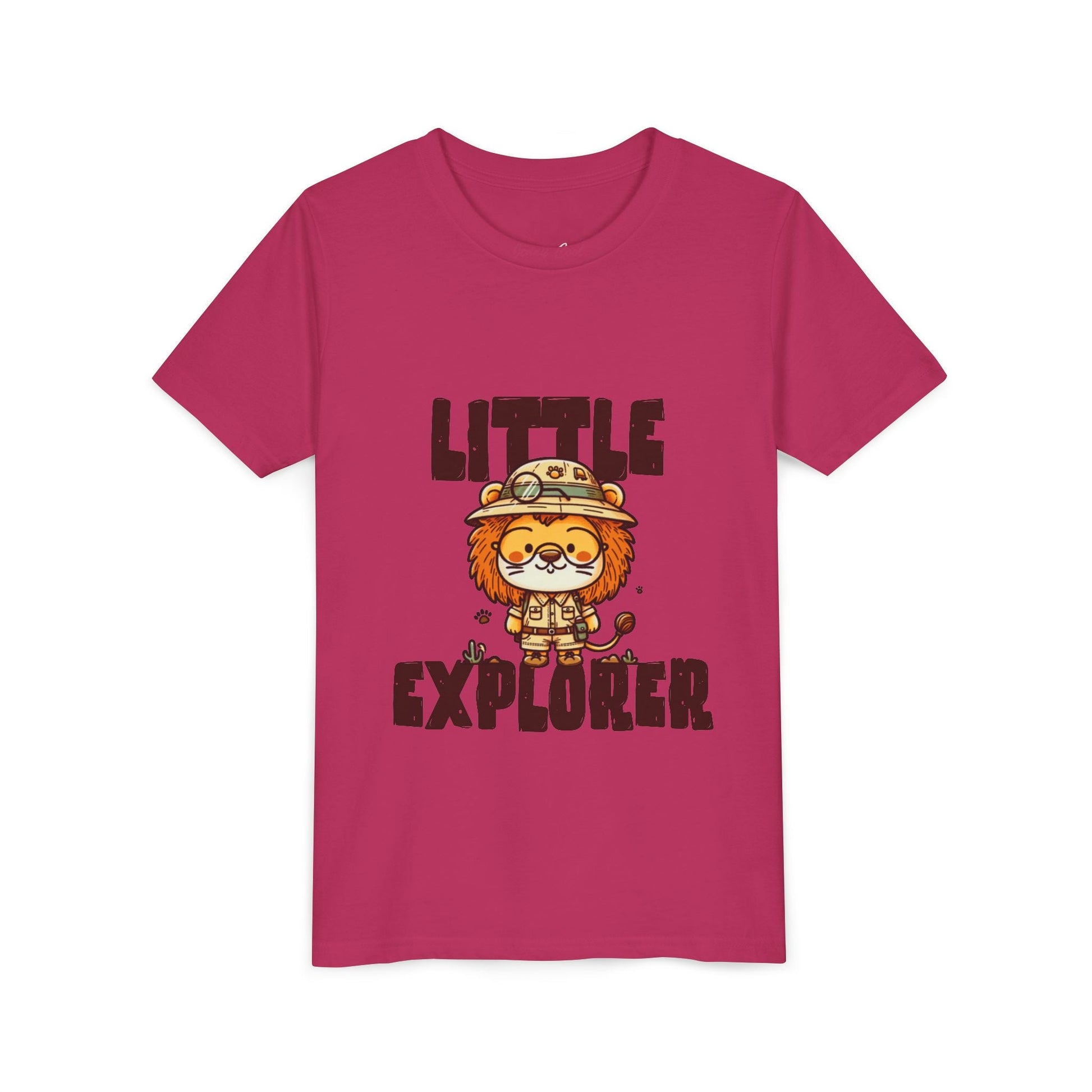 Little Explorer Kids T-Shirt – Cute Lion Safari Adventure Tee for Toddlers & Children - JennyCool