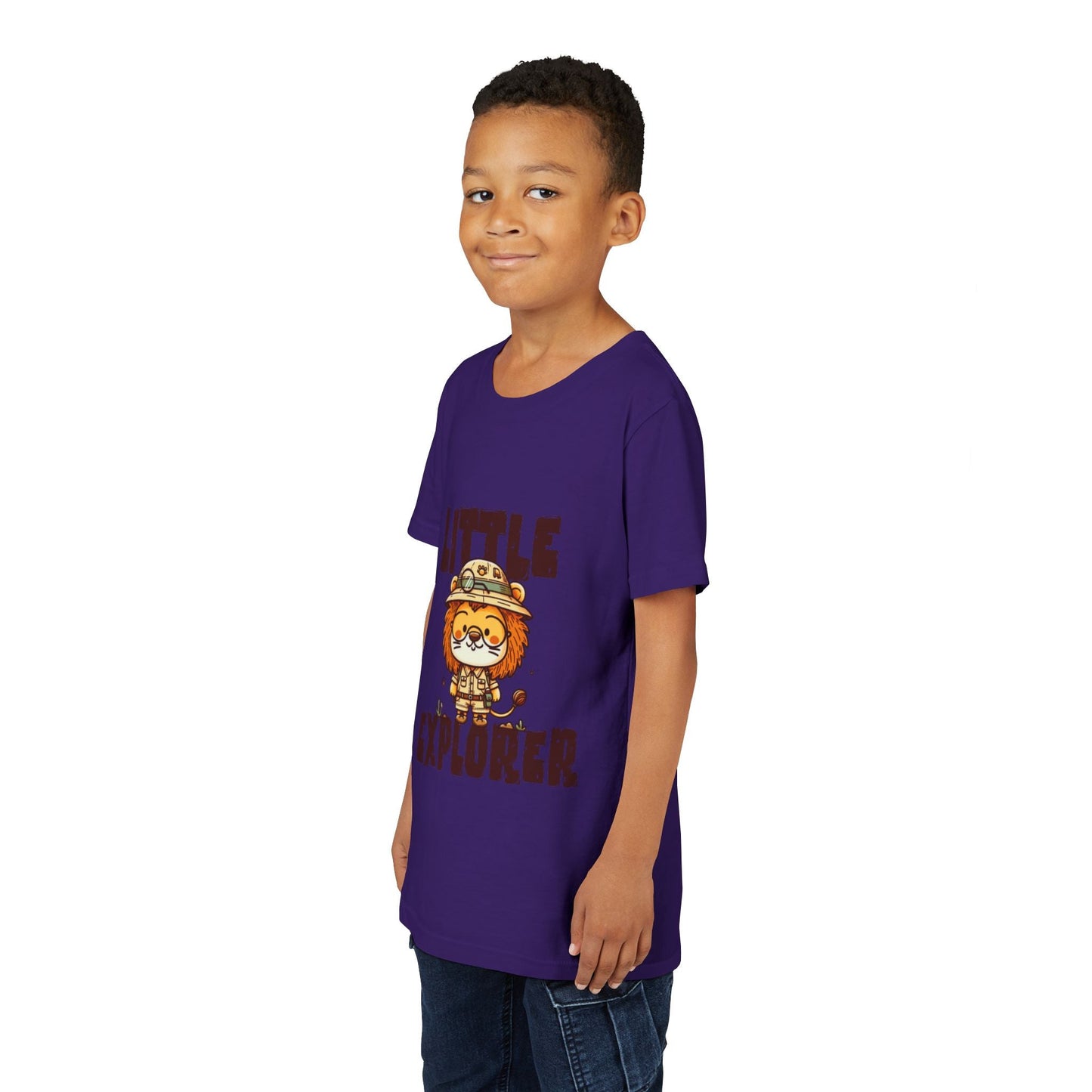 Little Explorer Kids T-Shirt – Cute Lion Safari Adventure Tee for Toddlers & Children - JennyCool