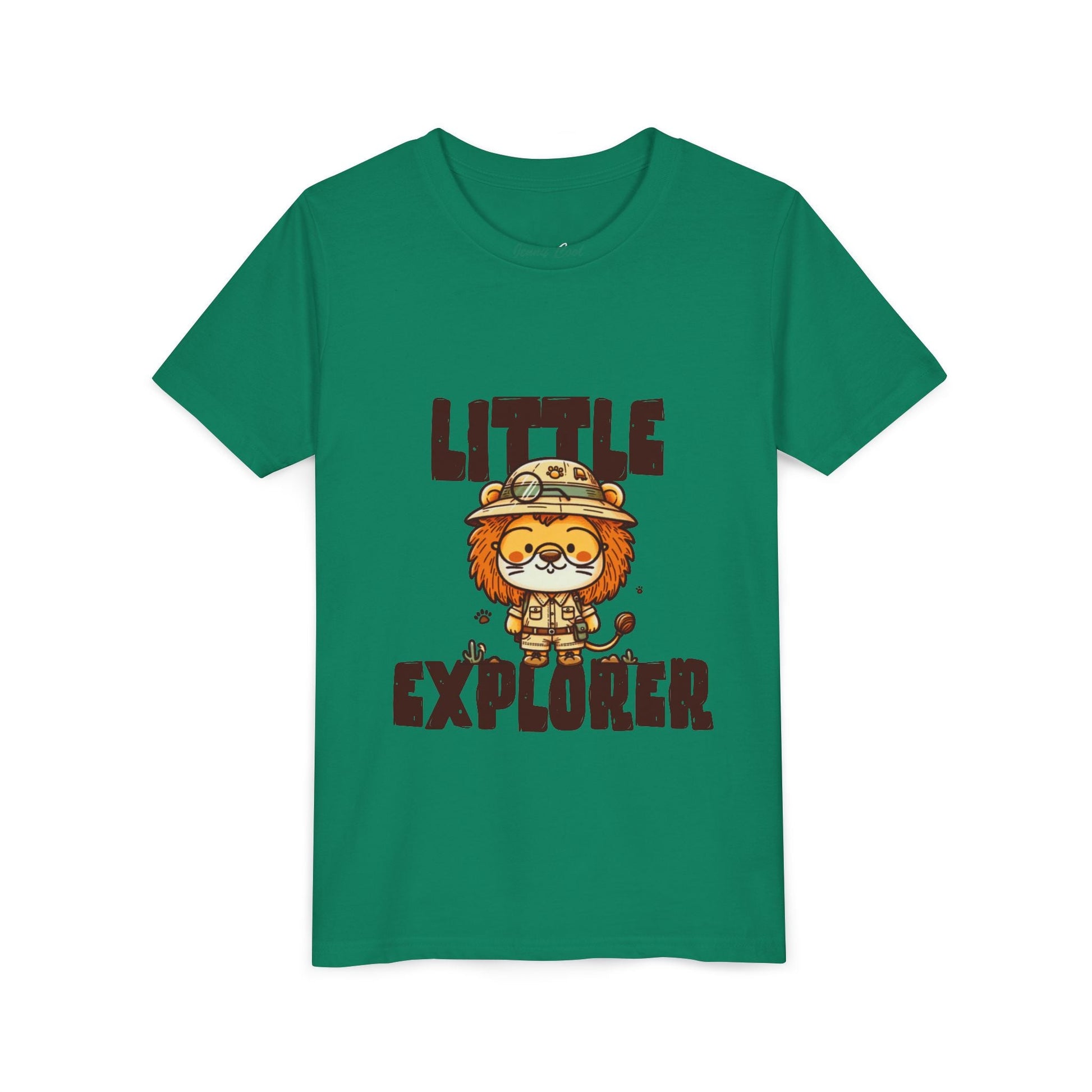 Little Explorer Kids T-Shirt – Cute Lion Safari Adventure Tee for Toddlers & Children - JennyCool