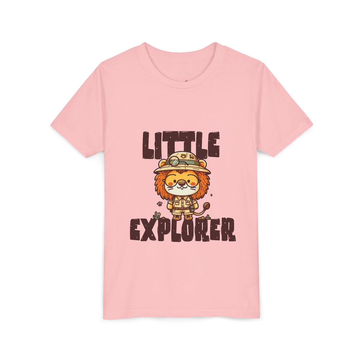 Little Explorer Kids T-Shirt – Cute Lion Safari Adventure Tee for Toddlers & Children - JennyCool